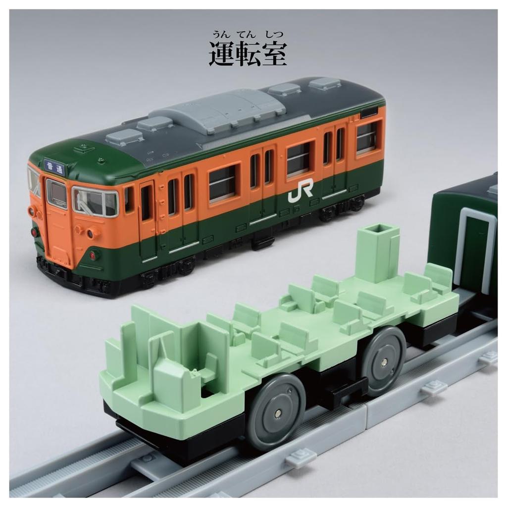TAKARA TOMY Plarail Real Class 113 Series Commuter Train (JR East Shonan Color)