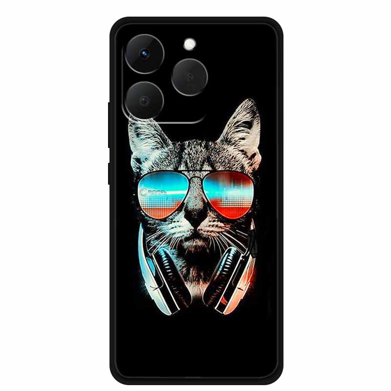 Чехол для Realme 15T 5G Черный Мягкий Силикон ТПУ Чехлы для Телефона для Realme 15T 5G Пылезащитный Защитный Задний Чехол Для Realme15T 6.57"