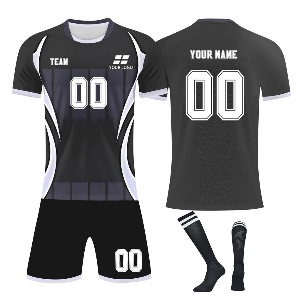 Personalised Shirts Kit Mens Girls With Name Number Custom Football Jerseys For Boys Training Suit