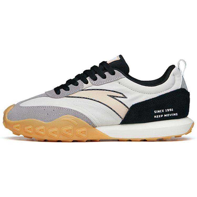 Anta Наследие Модные Ретро Низкие Спортивные Повседневные Кроссовки Мужские Кроссовки Серый Черный 112218856-3