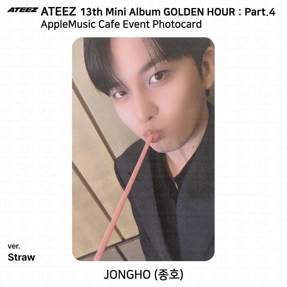 ATEEZ 13-й мини-альбом Golden Hour Часть 4 Фотокарточка с мероприятия AppleMusic Cafe