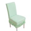 Jacquard Chair Covers Skirt Edge Dining Chair Protector Comfortable Seat Covers  Hotel