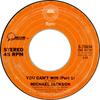 7inch Record MICHAEL JACKSON - You Can't Win (Part 1) / You Can't  850654 Epic 1978 US Soul/Funk Used
