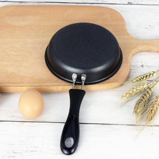 Non-stick Handle Iron Frying Cooking Pan Breakfast Egg Pancake Pot Cookware