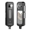 Для Insta360 X4 PULUZ металлическая защитная клетка корпус корпуса с защитой объектива (черный)