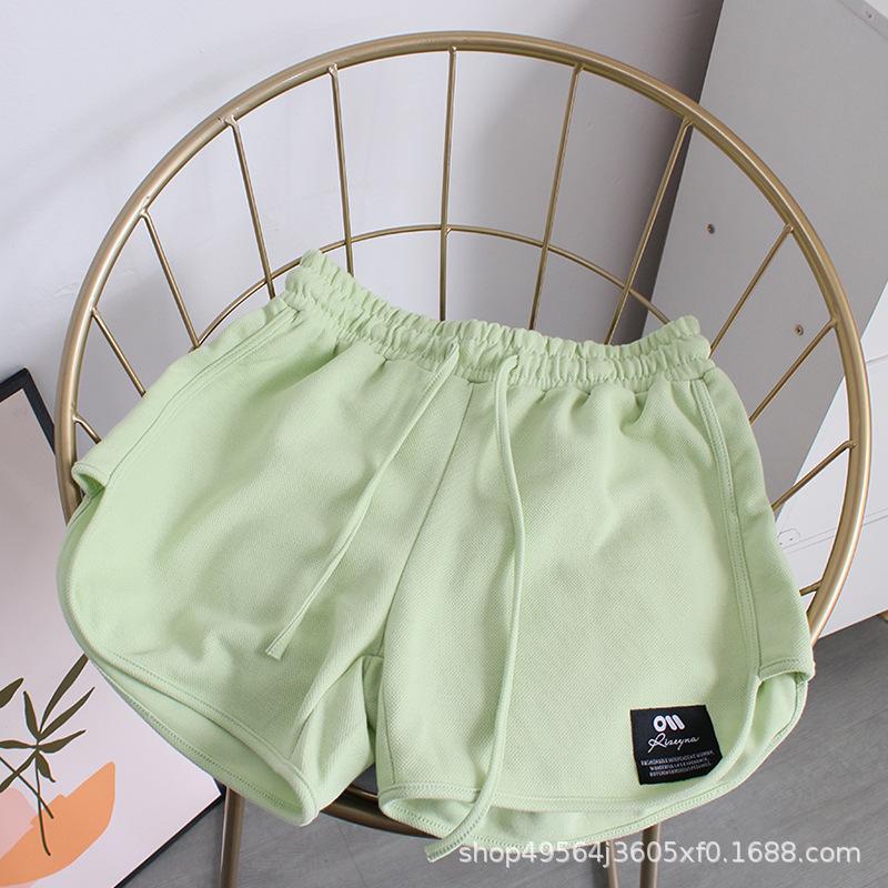 Повседневные спортивные шорты женские летние тонкие свободные тонкие талии шорты для дома широкие брюки