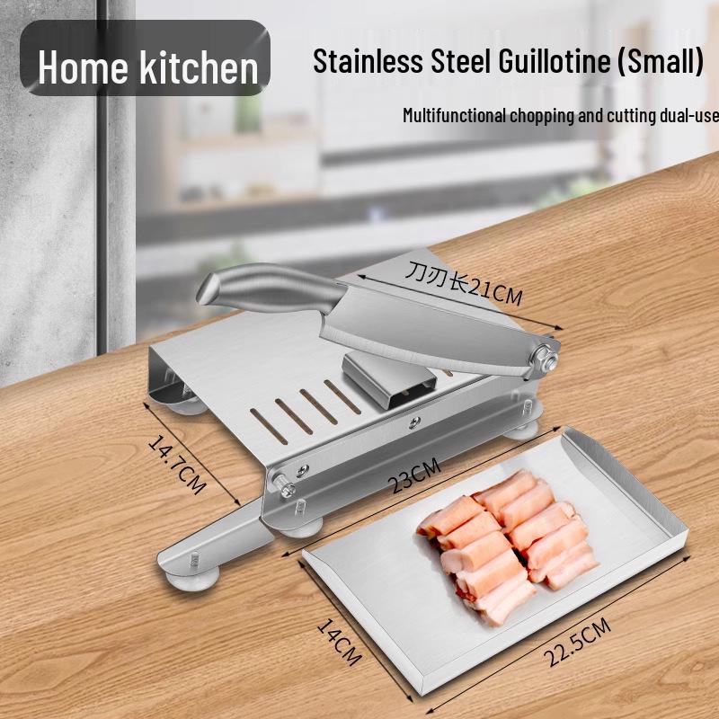 Гильотинный костерез: Бытовое и коммерческое использование для рубки костей, маленьких свиных ножек, куриных ребер