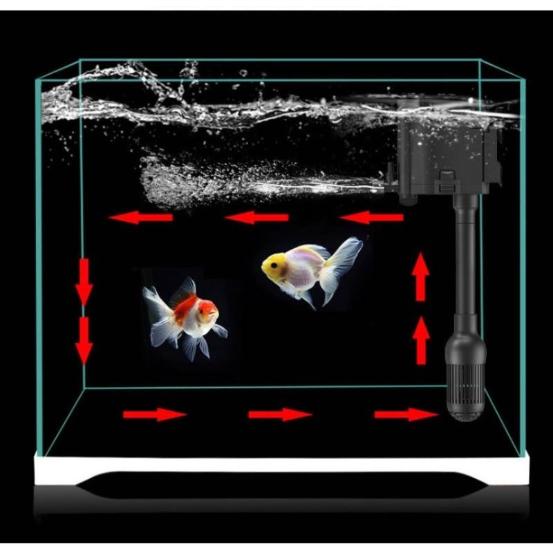 Серия JP Аквариумный многофункциональный погружной насос Насос для оксигенации аквариума Маленький аквариум Бесшумный водяной насос