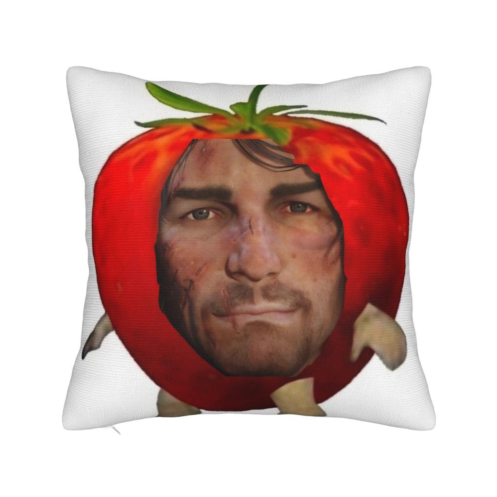 Квадратная наволочка с мемом Артура Моргана RDR2 Игровые чехлы для подушек Модный полиэстер Декор Наволочка для гостиной 40*40 см