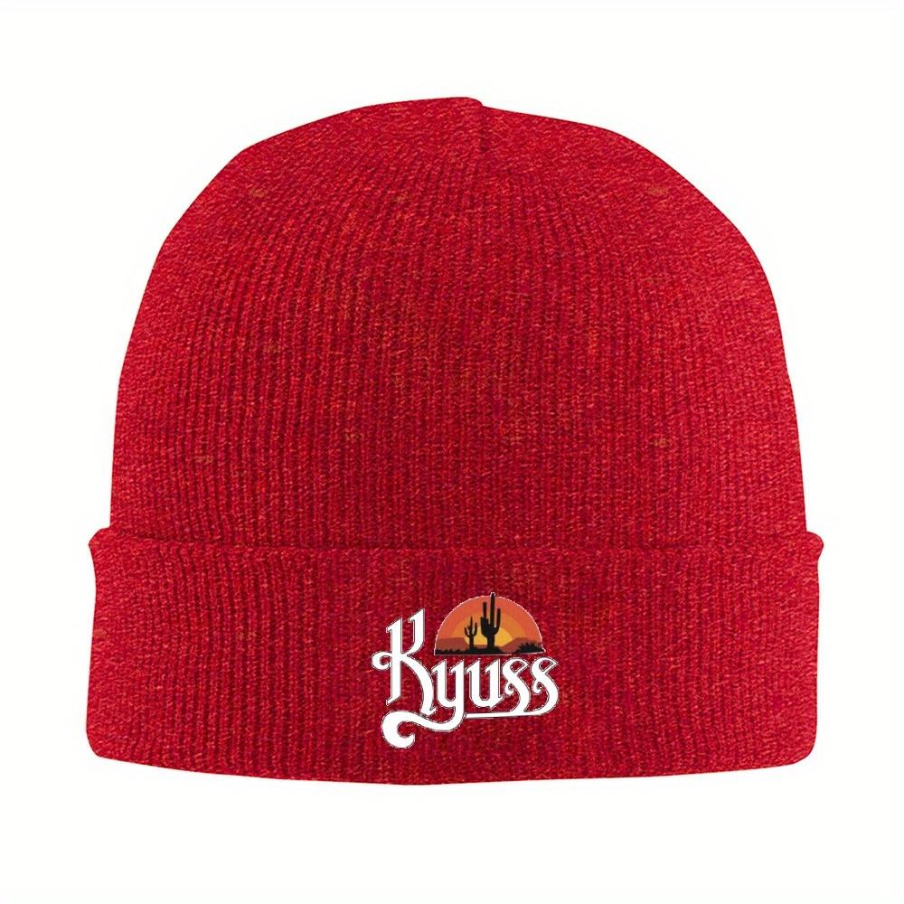 1pc Kyuss Rock Band Metal Music Beanie Hat For Winter Bonnet Knitted Hat