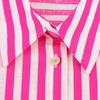 Womens Loose Fit Striped Shirt Long Sleeve Casual Office Blouse 2025 Lightweight Cotton Blend