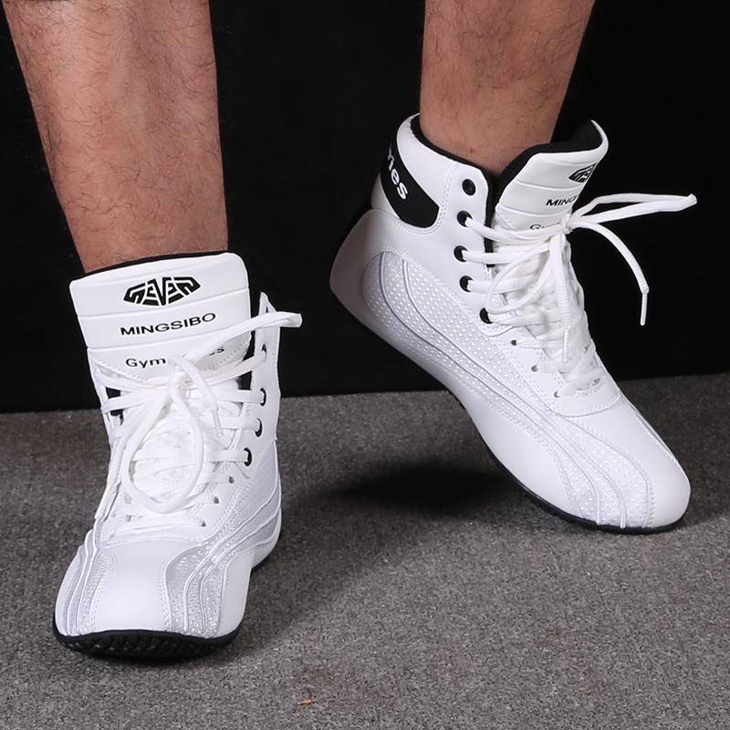 New Wrestling Shoes Men Boxing Shoes Women Light Weight Wrestling Footwears Mens Sneakers Squat Flats Size 36-46