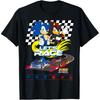 Sonic Racing CrossWorlds Еж Шэдоу Подарок Футболка для Унисекс Большой размер Топы Аниме Графический принт Одежда в стиле Y2k Мультяшная футболка