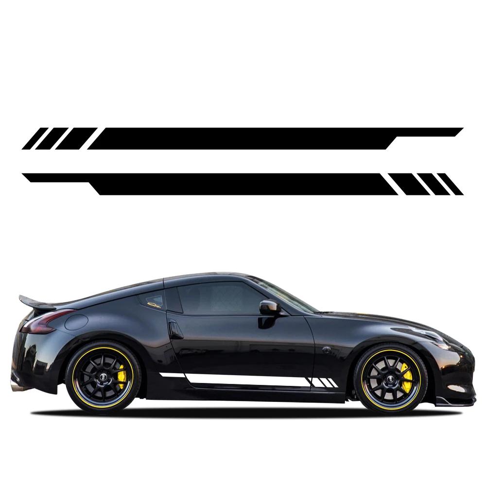Для Nissan 350Z 370Z Z-Cars Fairlady Z33 Z34 Гоночный Спортивный Автомобиль Наклейка на Боковую Дверь Виниловые Наклейки Защита от Царапин Внешнее Украшение