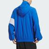 adidas Оригинальная ветровка Clover Rifta в стиле пэчворк, спортивная куртка с капюшоном, мужская верхняя одежда, синяя IU4794