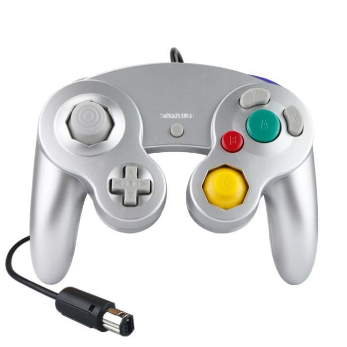 Manette de jeu - VORMOR - NGC - Filaire - Compatible Gamecube - Argenté