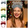 Sweet Christmas Headpiece Cute Glitter Hair Hoop New Year Decorative Headdress  Party Decoration
