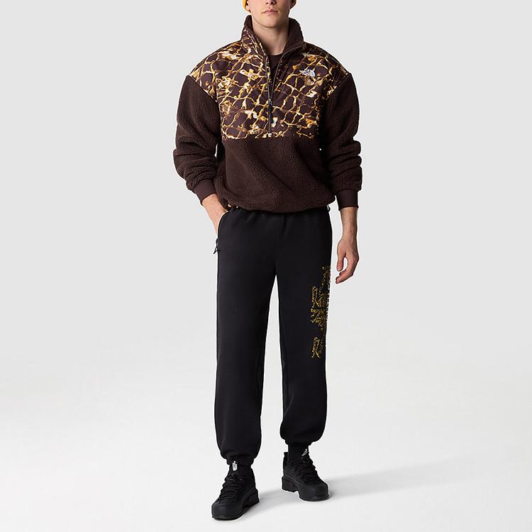The North Face Толстовки Мужские Коричневые Стойка Толстые Обычные NF0A5IXI-OS6