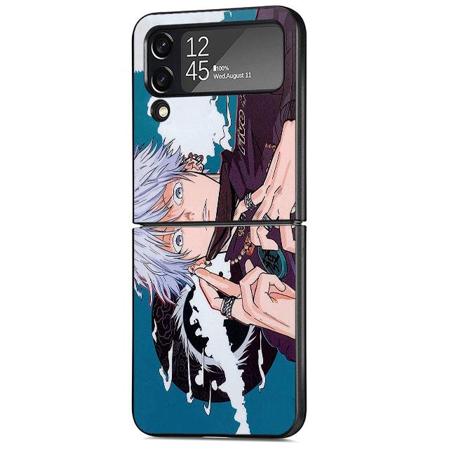 Чехол для Samsung Galaxy ZFlip Z Flip 3 5G Z Flip 4 ZFlip3 zflip ZFlip4 Flip3 Жесткий ПК с принтом Jujutsu Kaisen