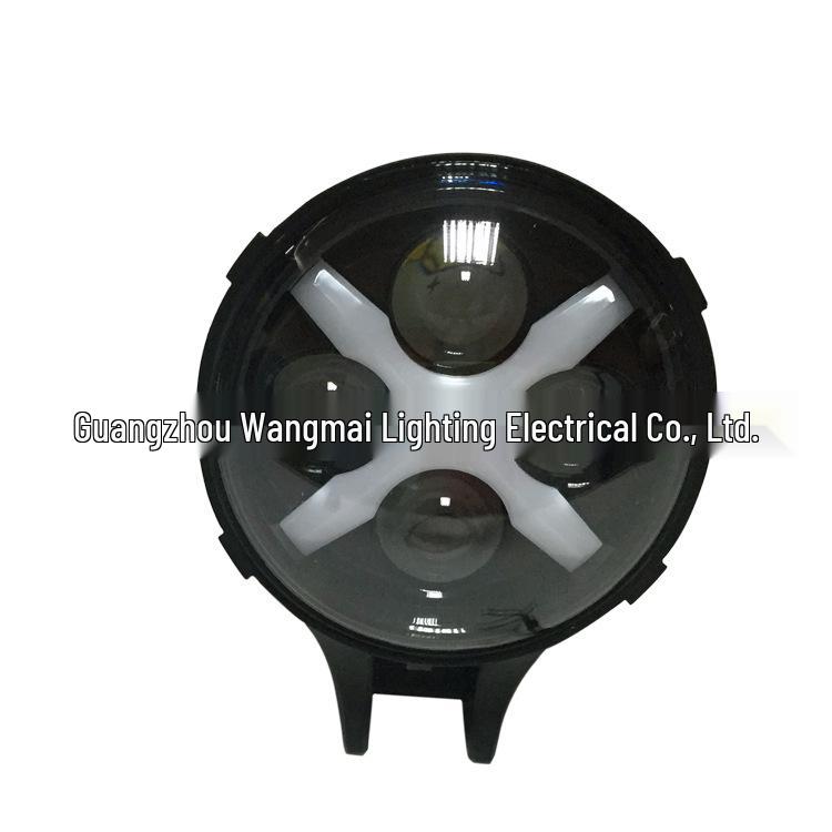 60W LED Headlights with X-Shaped Design for Jeep Wrangler Front Bumper