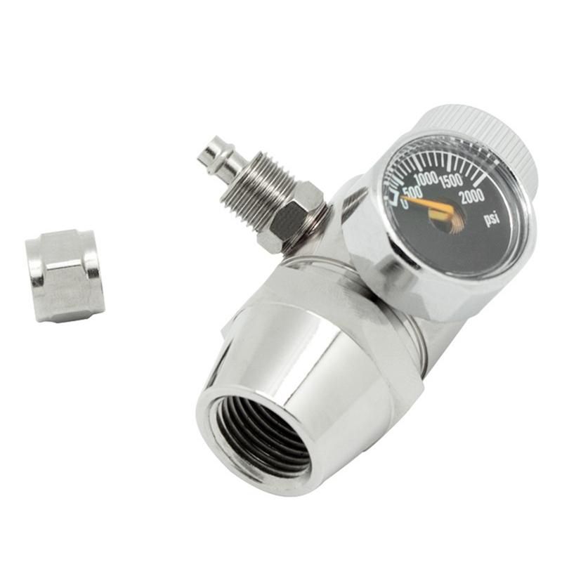 Новый 2X Регулятор CO2 для аквариума Манометр 2000 фунтов на кв. дюйм Для 6-мм шланга 5/8-18UNF