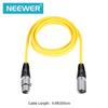 Neewer XLR Male to XLR Female Colored Microphone Rubber Shielded Patch Balanced Snake Patch Cords and 6-Pack 6.5ft/2m Cables, Cables, (Green, Blue,