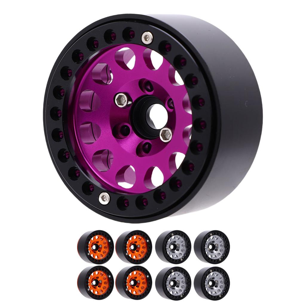 4pcs 1.9 Inch RC Wheel Hub RC Accessories Aluminum Alloy Wheel Hub for 1/10 RC Crawler Car