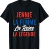 Дженни Женщина Королева Легенда Подарок Футболка