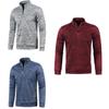 New Autumn Winter Men's Sweatshirts Casual Pullover Mens Warm Tops Man Slim Stand Collar Pullovers Male Coats Half Zip Sweatshirst Yasheng