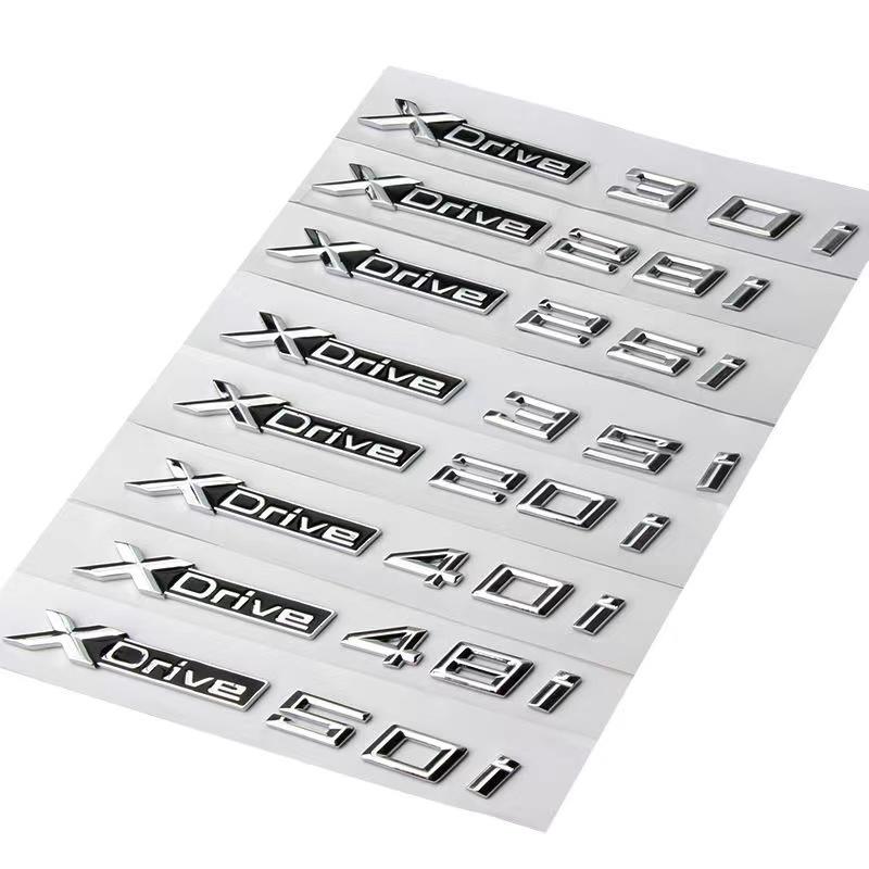 Автомобиль 3D ABS для BMW XDrive 20i 25i 28i 30i 35i 40i 48i 50i 20d 30d 28d 50d логотип Fender багажник значок эмблема наклейка стиль