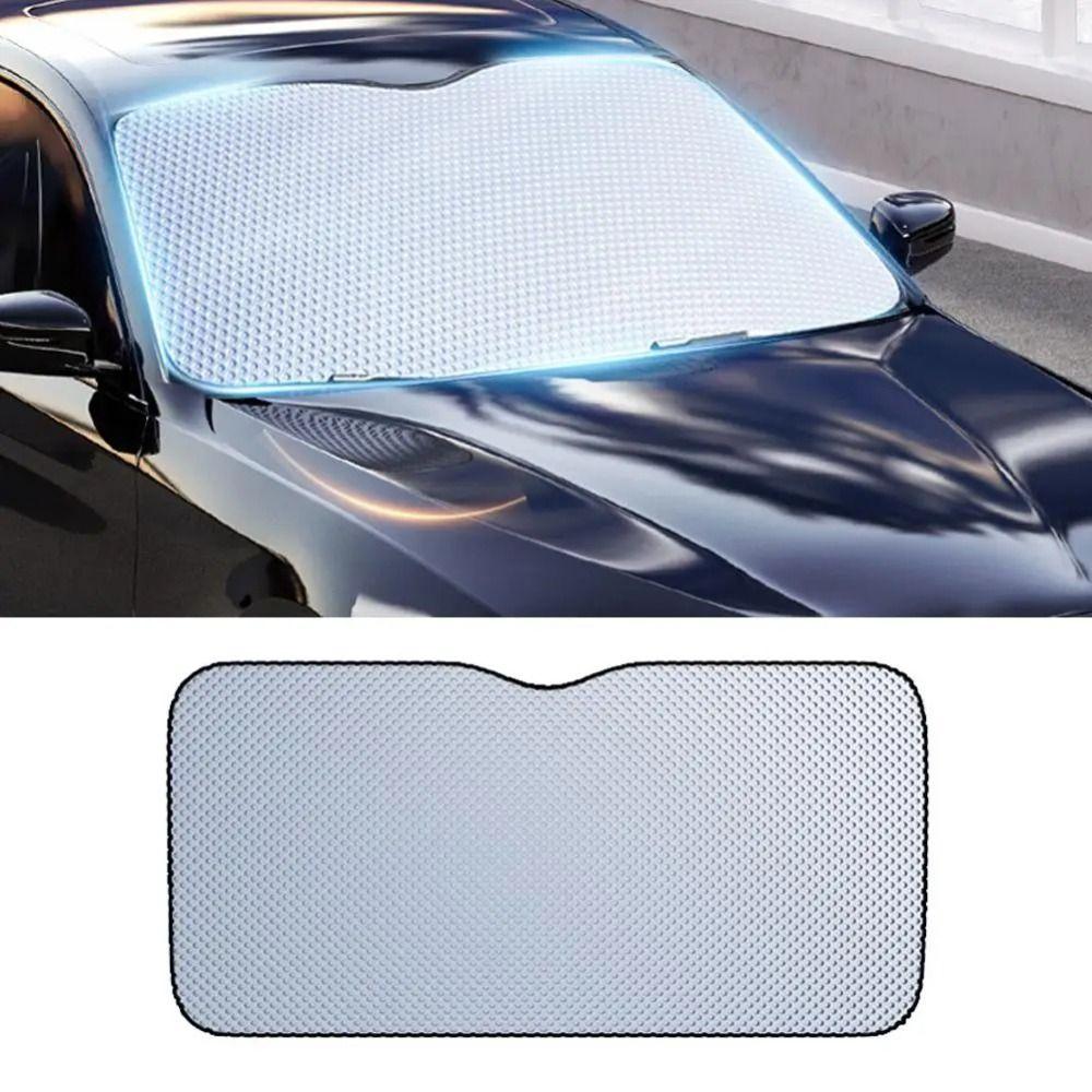 Silver Car Windshield Sunshade Heat Insulation Auto Sun Catcher Cover  Summer