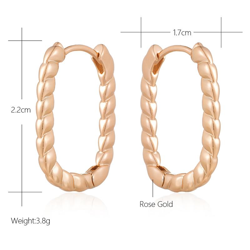 Глянцевые волнистые длинные серьги Kinel для женщин, легко подходящие изящные ювелирные изделия