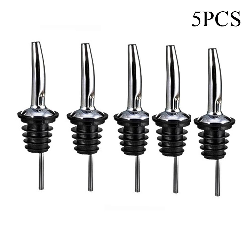 Flow Spout Stainless Steel Kitchen Bar Tool Wine Pourer Bottle Stopper Liquor Spirit Pouring