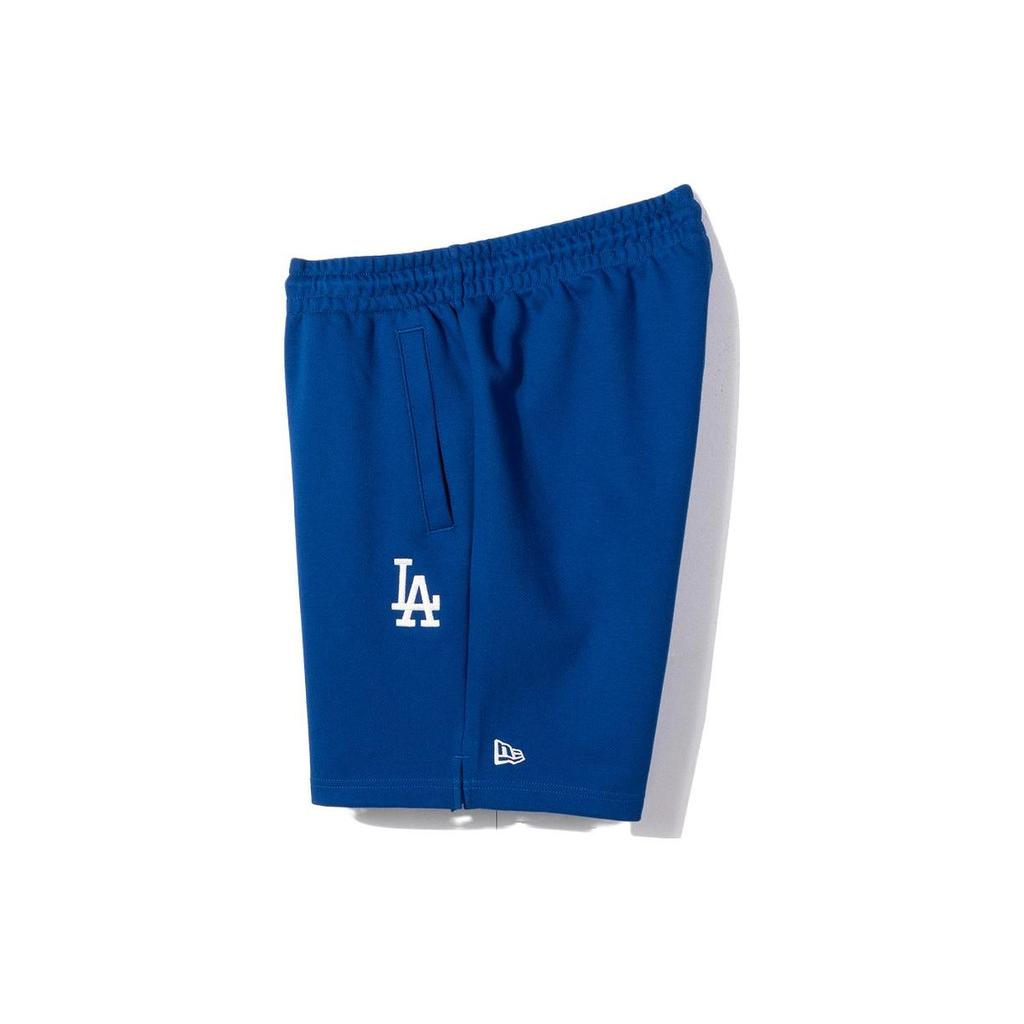 New Era MLB Los Angeles Dodgers Однотонные Кружевные Пояс Повседневные Шорты с Принтом Букв Мужские шорты Синий 13546440
