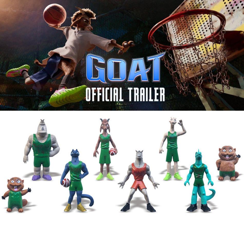 Hot Anime Miracle Dream Team GOAT Cartoon Figures Cosplay Action Model Pvc Desktop Statue Ornament Collection Toys Kids Gifts