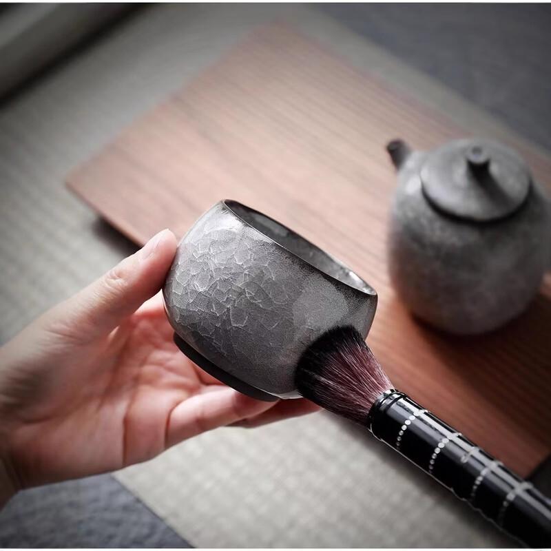 OLOEY Ice-Cracked Ceramic Dragon Egg Tea Cup