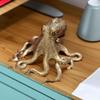 Antique Octopus Ornament Solid Copper Animal Figurines Octopus Statue  Desk Ornament Accessories