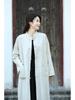 Women's Mid-Length Cotton Linen Cardigan - Retro Sand Washed