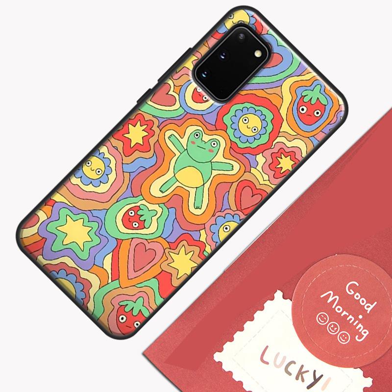 Милый Чехол в Стиле Инди Хиппи Для Samsung Galaxy S22 S21 S23 Ultra Note 20 S8 S9 S10 Note 10 Plus S20 FE Задняя Крышка