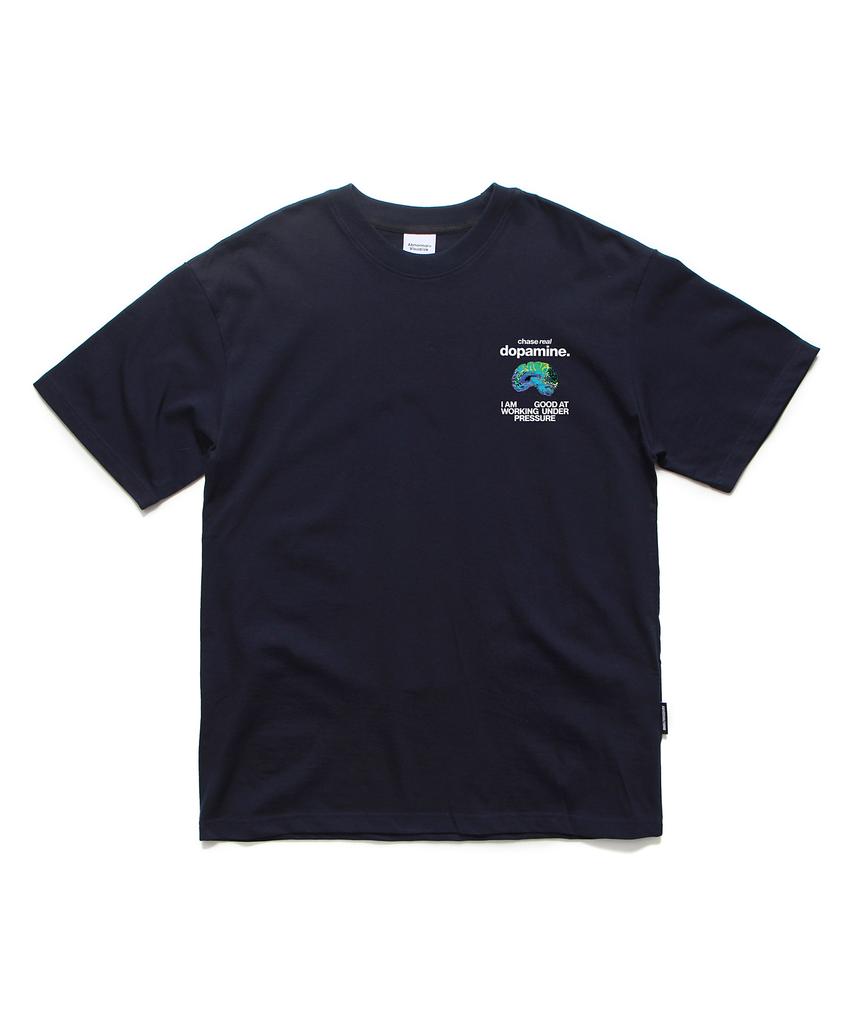 ABNORMALTHING Dopamine Oversized T-Shirt Black (Dopamine Fresh T-Shirt Black)