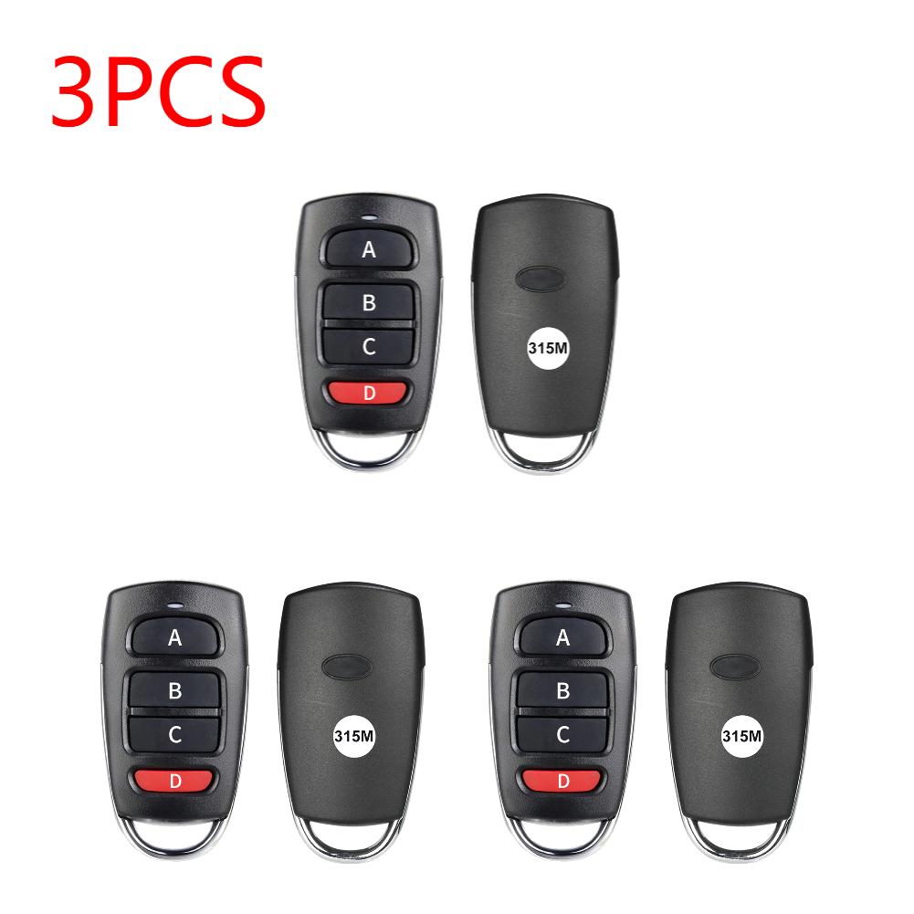 1-3 шт. 315 МГц/433 МГц Дубликатор пульта дистанционного управления Универсальный пульт для гаражных ворот Команда Клон Самокопирование Автоматизация Для ворот