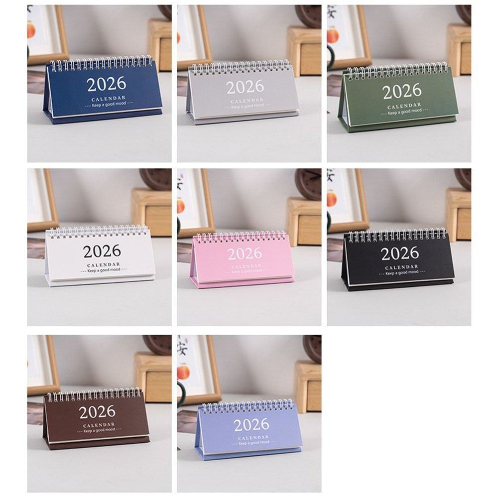 Desktop Decoration 2026 Desk Calendar Portable Schedule Planner  Office School Supplies