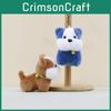 Adorable Plush Dog Keychain Cute Cartoon Dog Pendant Soft Toy Gift For Kids