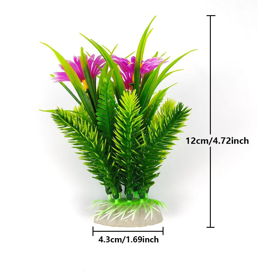 Украшение для аквариума Водная трава Имитация Аксессуары Пластиковое Искусственное Аквариумное Растение для Рыб для Декора Фоны Растения