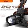 hl08 20w no induction 4000mah headlamp (2-pack)