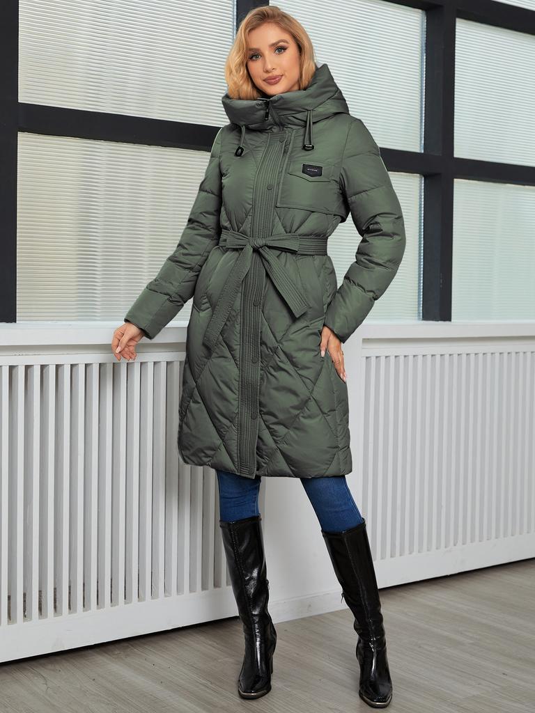 Cinemore Women's Winter Jacket Fashion Long Big Pocket Coat Women Brand High-quality Parka Windproof Warm Down Jackets 83516