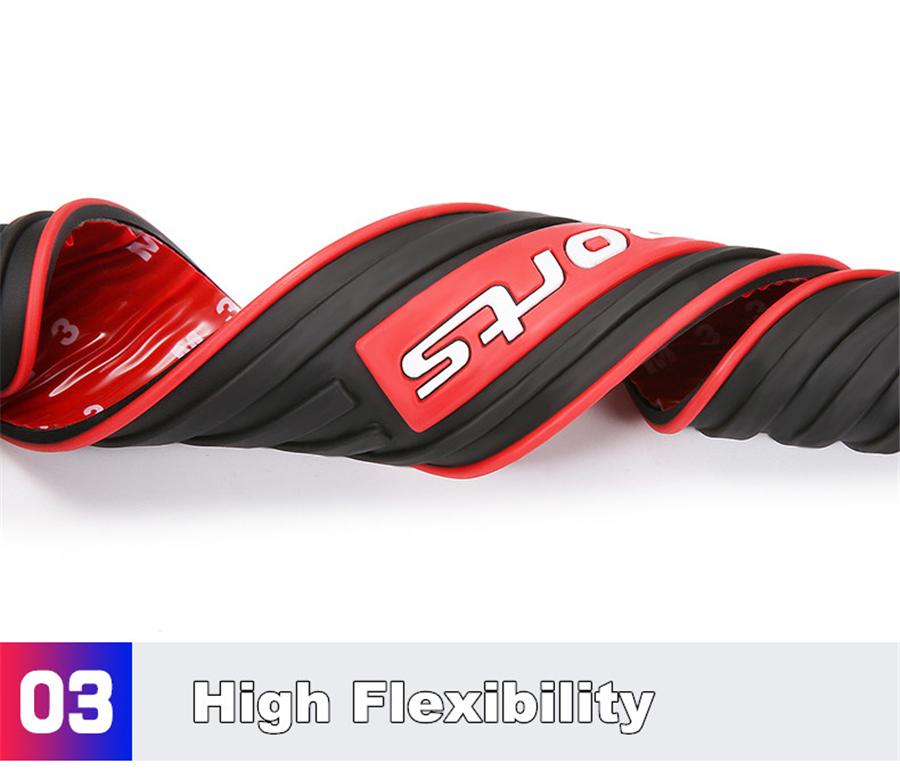 4 шт. Универсальные резиновые накладки на пороги дверей автомобиля, защитные панели, накладки на ступеньки, защита углов бампера