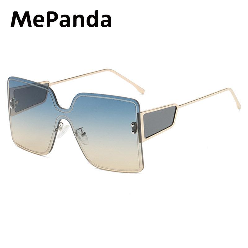Цельные персонализированные модные солнцезащитные очки унисекс MePanda с защитой от ультрафиолета, UV400.
