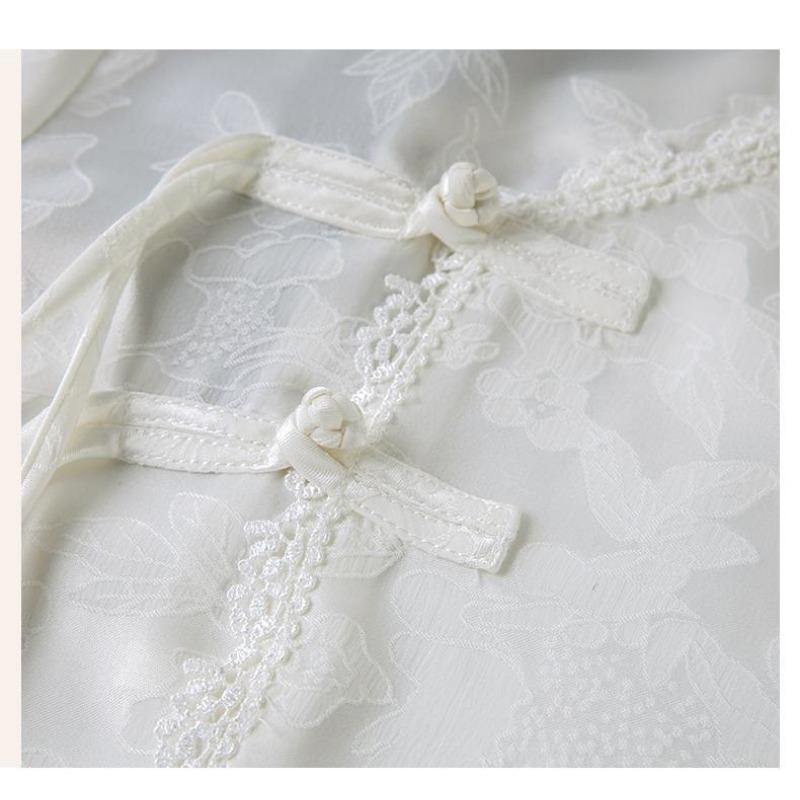 Шикарная блузка с пряжкой, расписанная тушью, для женщин - неровный подол, летний стиль, топ с шифоновыми рукавами