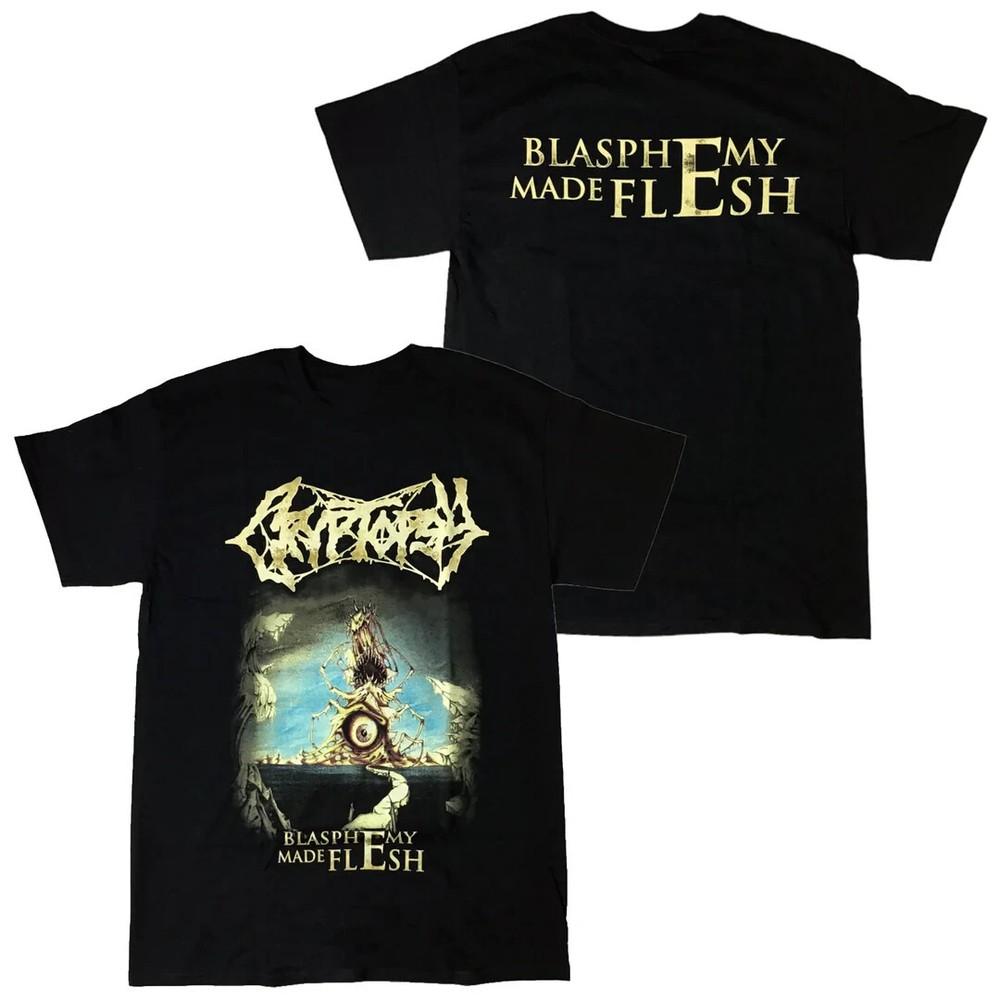 Cryptopsy - Blasphemy Made Flesh Футболка Унисекс Хлопковая футболка Все размеры BO1359 Унисекс Футболка